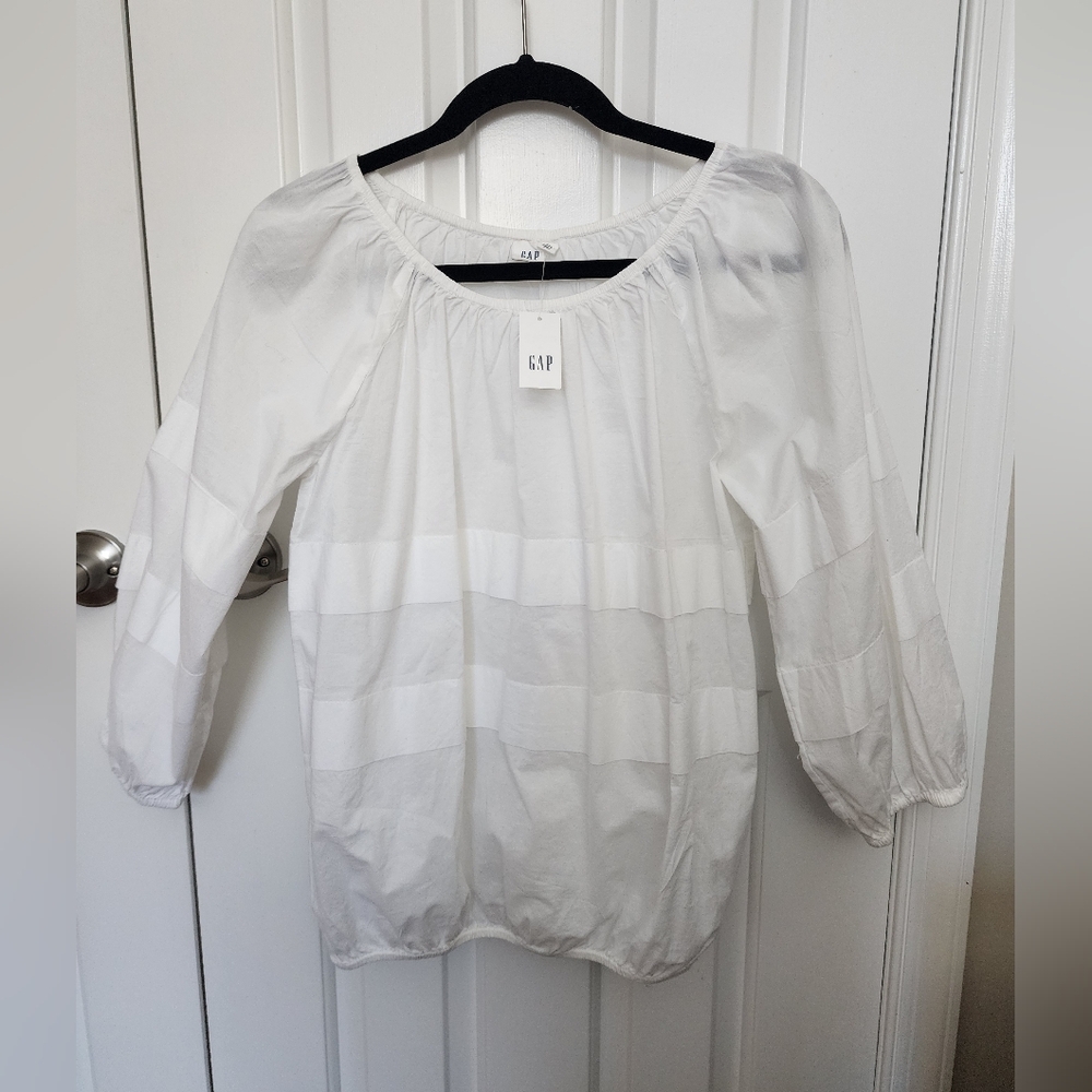 GAP Women's Classic White Blouse